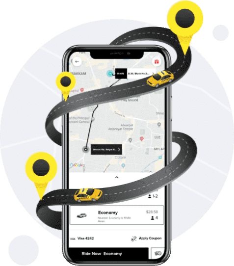 Modern taxi booking experience